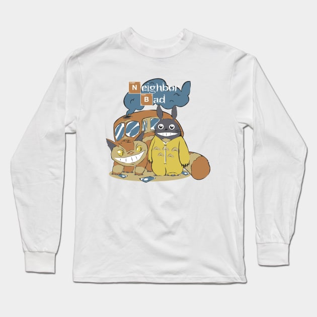 My Neighbor Bad Long Sleeve T-Shirt by Nash